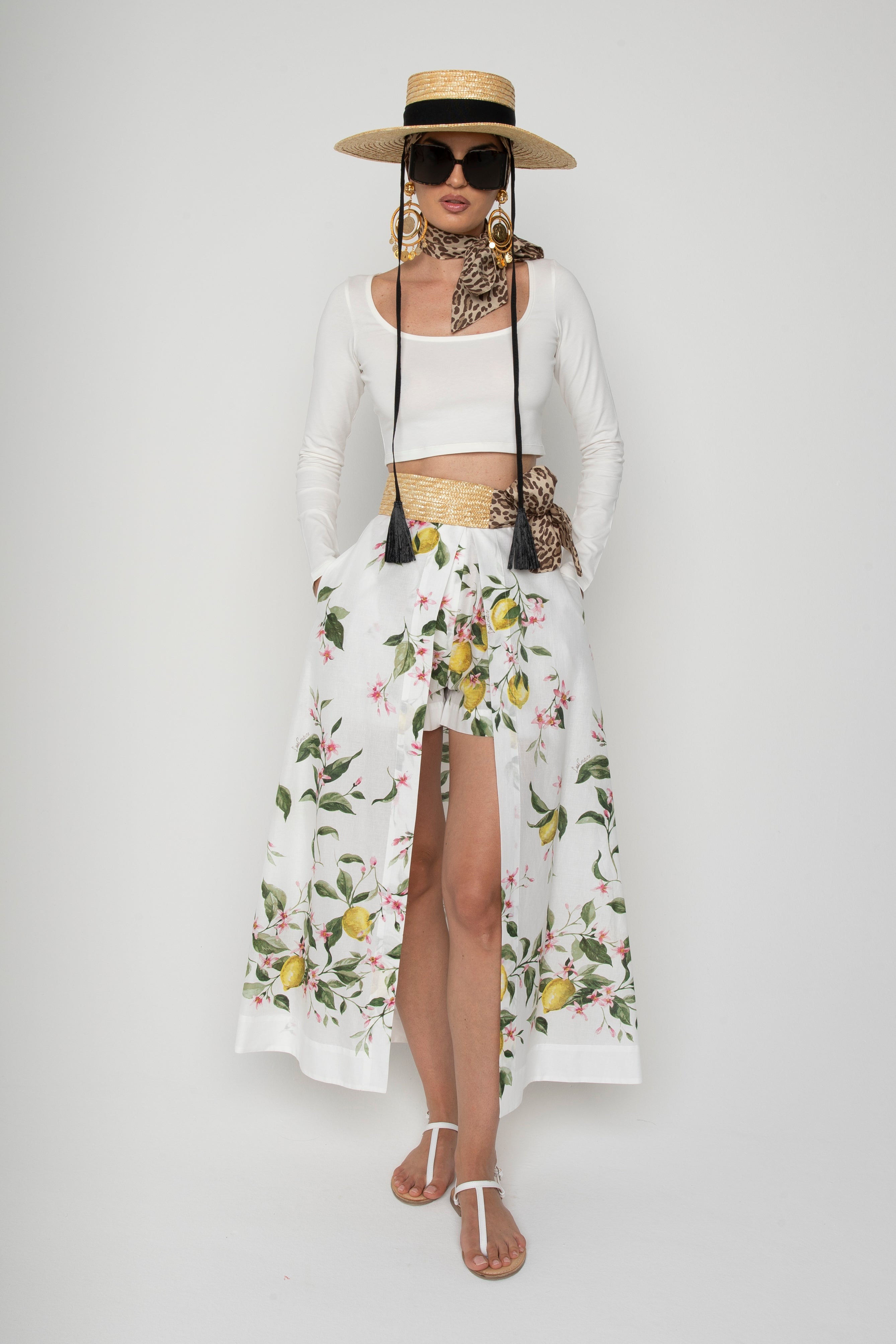 Gonna Pantalone Salvia