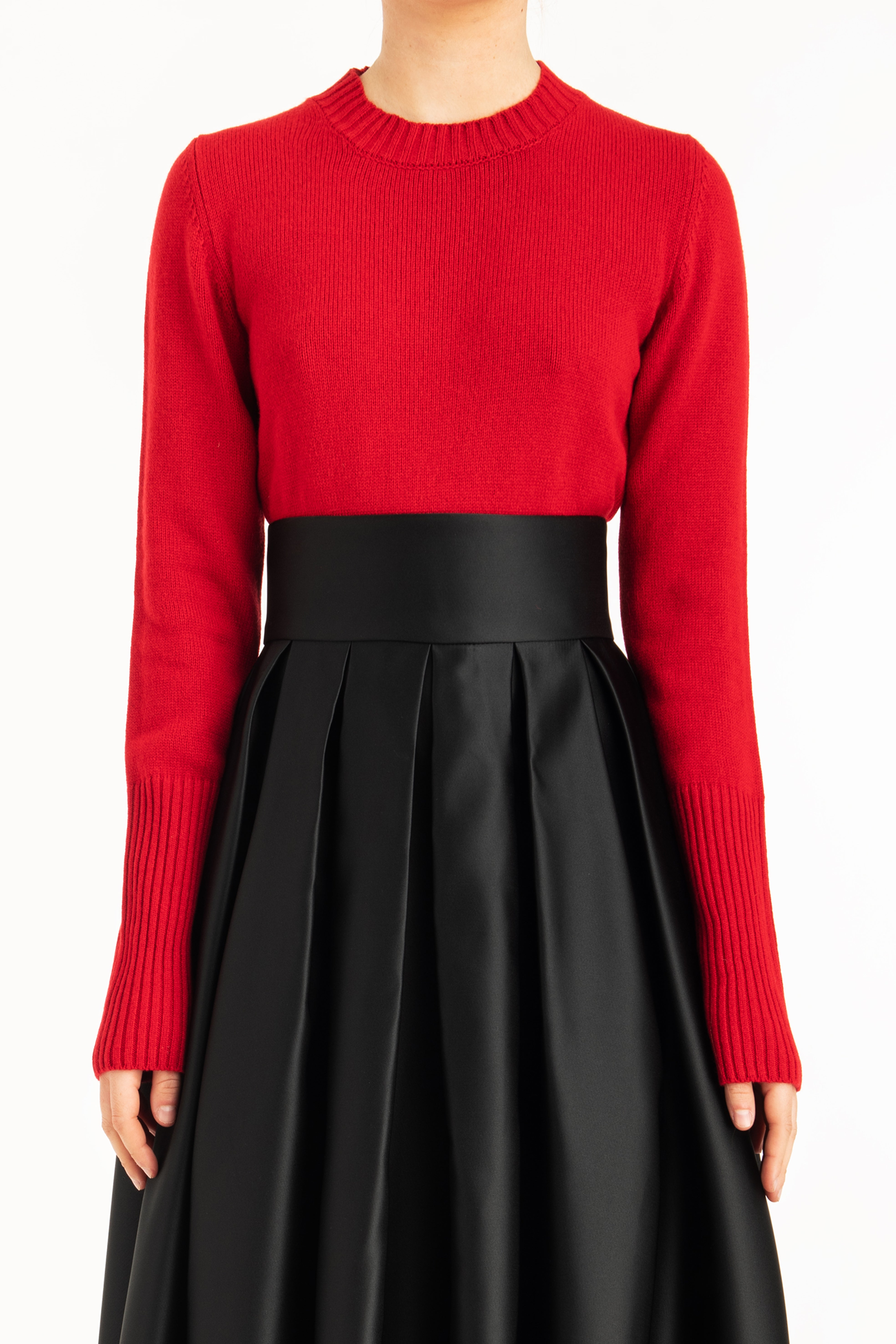 Maglione donna in lana cashmere e seta