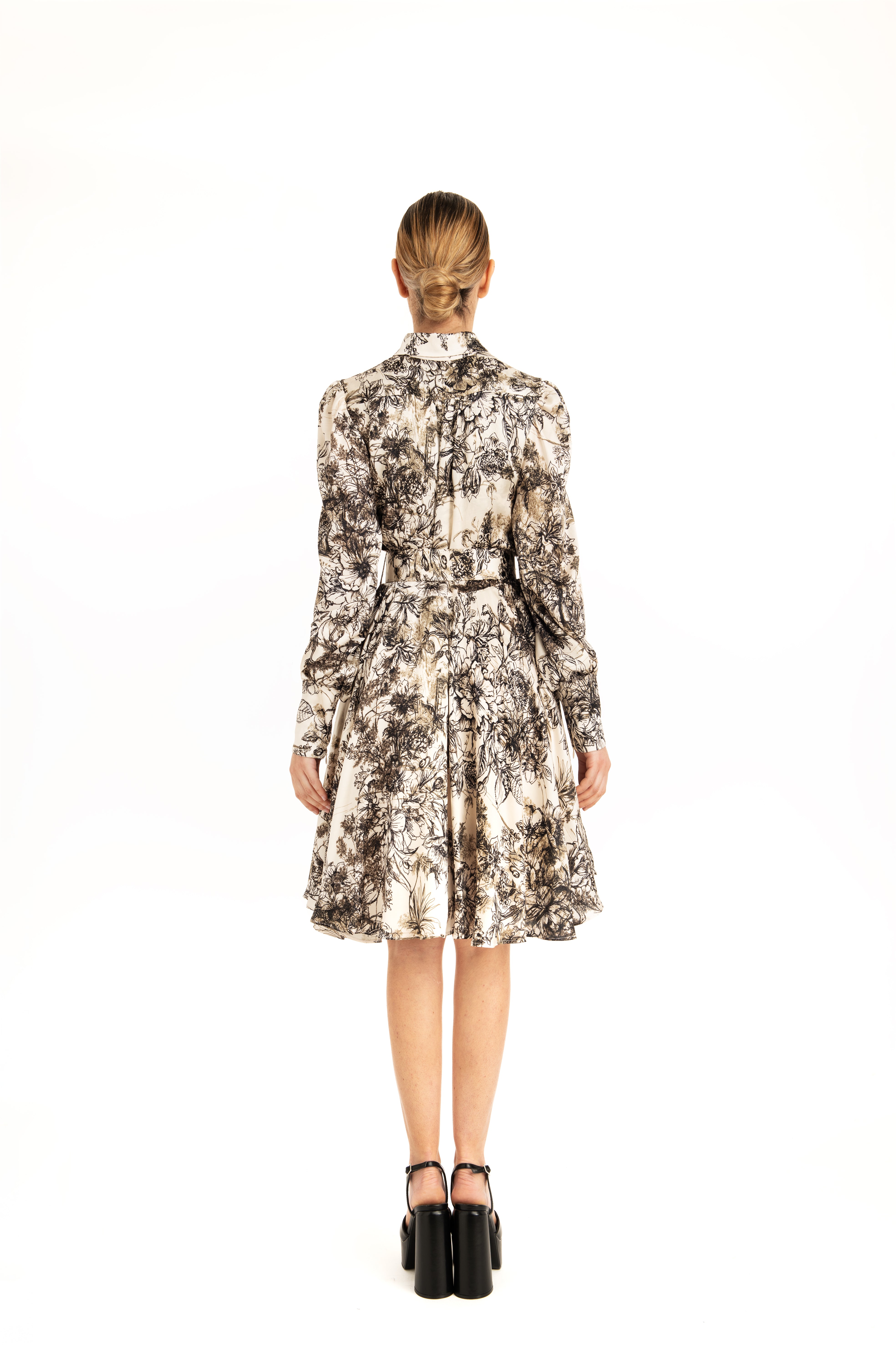 Abito mini fantasia floreale